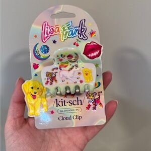 Lisa Frank x Kitsch Rainbow Cloud Clip